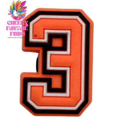 Orange Letter Letters And Numbers Series Accessories Diy Shoe Bottom Buckle Cheeky Fantail Finds