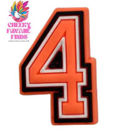Orange Letter Letters And Numbers Series Accessories Diy Shoe Bottom Buckle Cheeky Fantail Finds