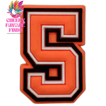 Orange Letter Letters And Numbers Series Accessories Diy Shoe Bottom Buckle Cheeky Fantail Finds