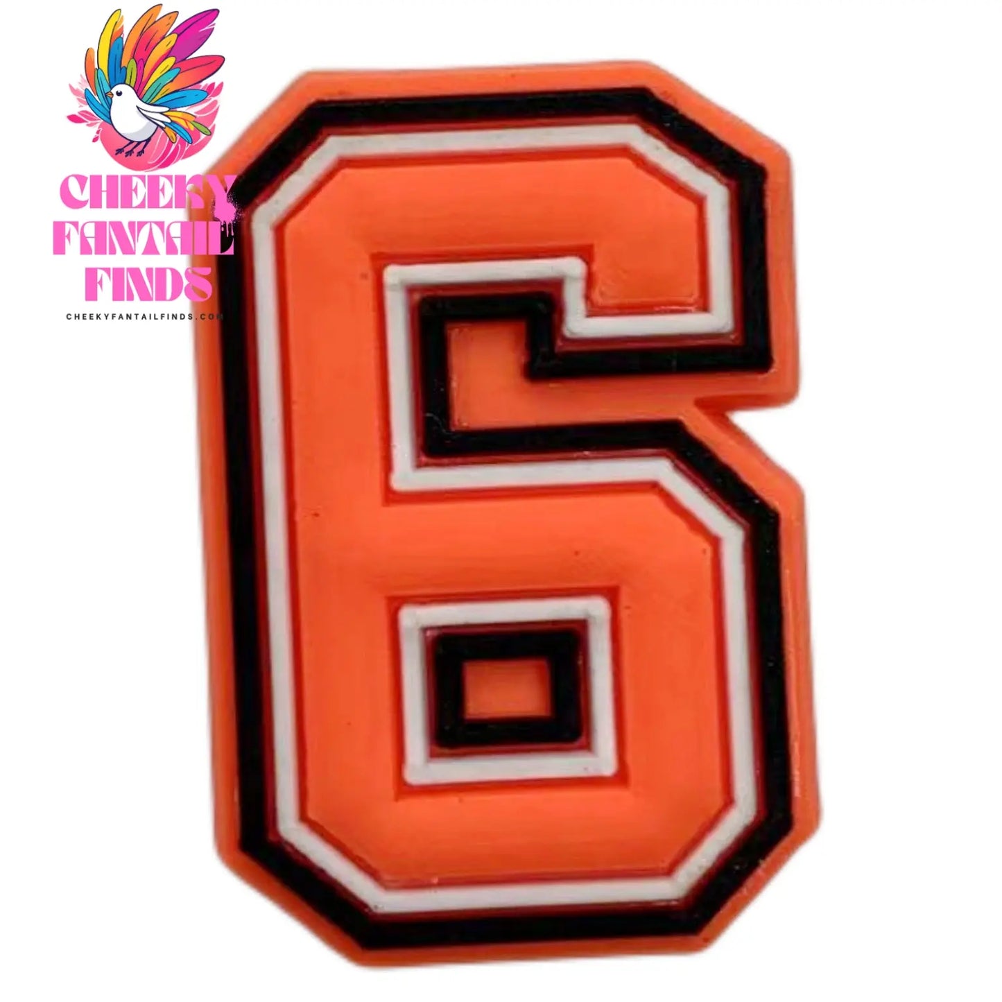 Orange Letter Letters And Numbers Series Accessories Diy Shoe Bottom Buckle Cheeky Fantail Finds