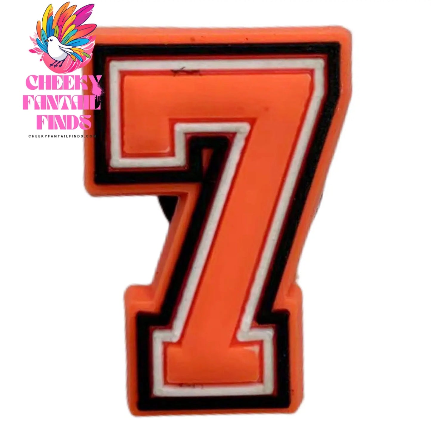 Orange Letter Letters And Numbers Series Accessories Diy Shoe Bottom Buckle Cheeky Fantail Finds