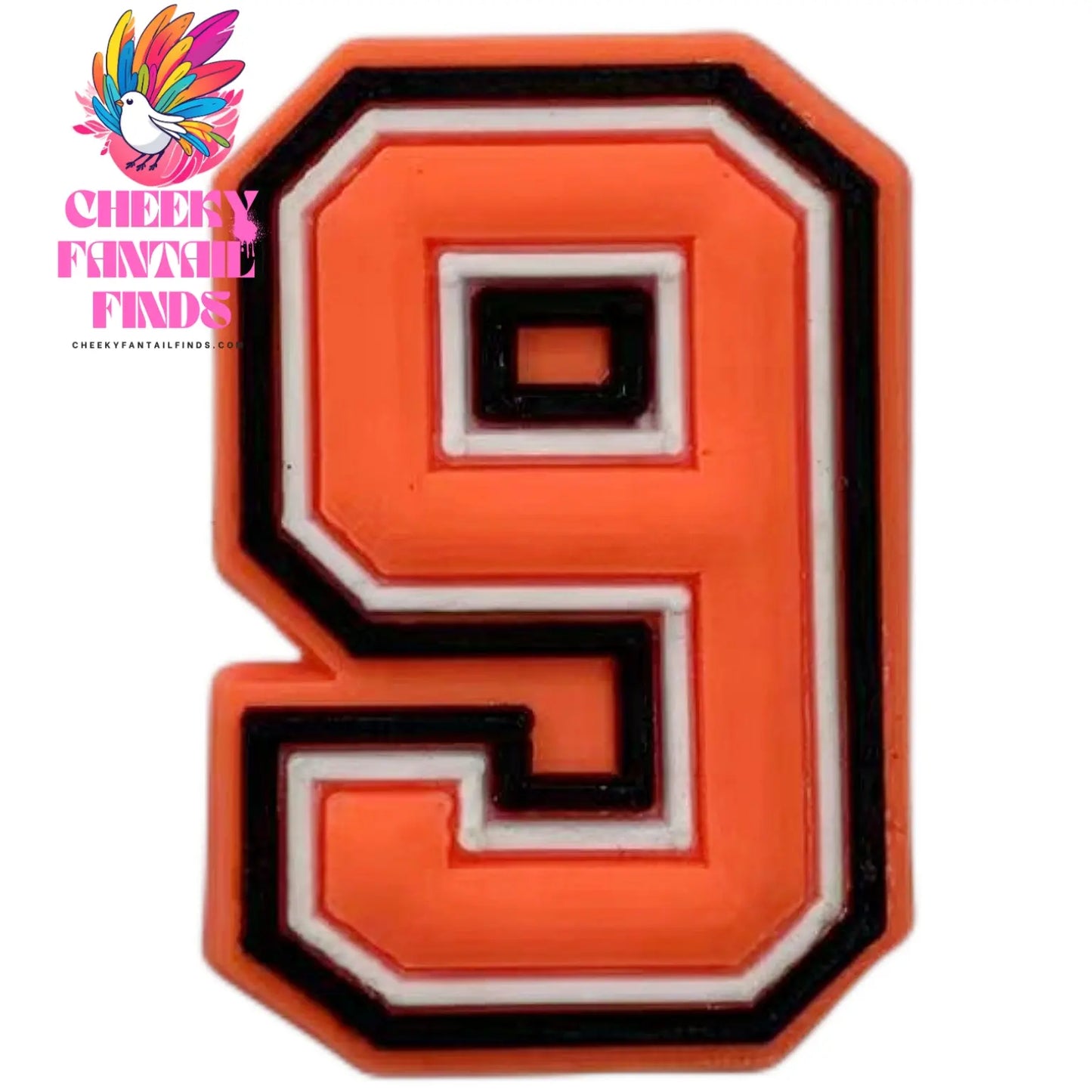 Orange Letter Letters And Numbers Series Accessories Diy Shoe Bottom Buckle Cheeky Fantail Finds