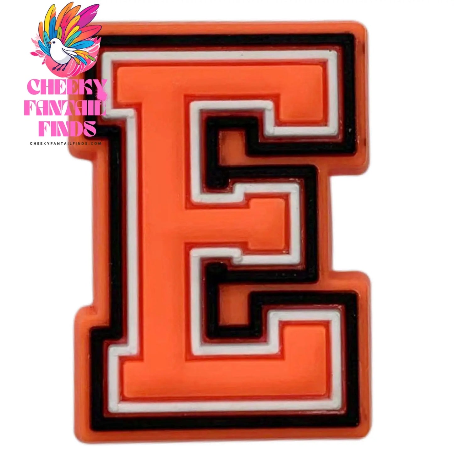 Orange Letter Letters And Numbers Series Accessories Diy Shoe Bottom Buckle Cheeky Fantail Finds
