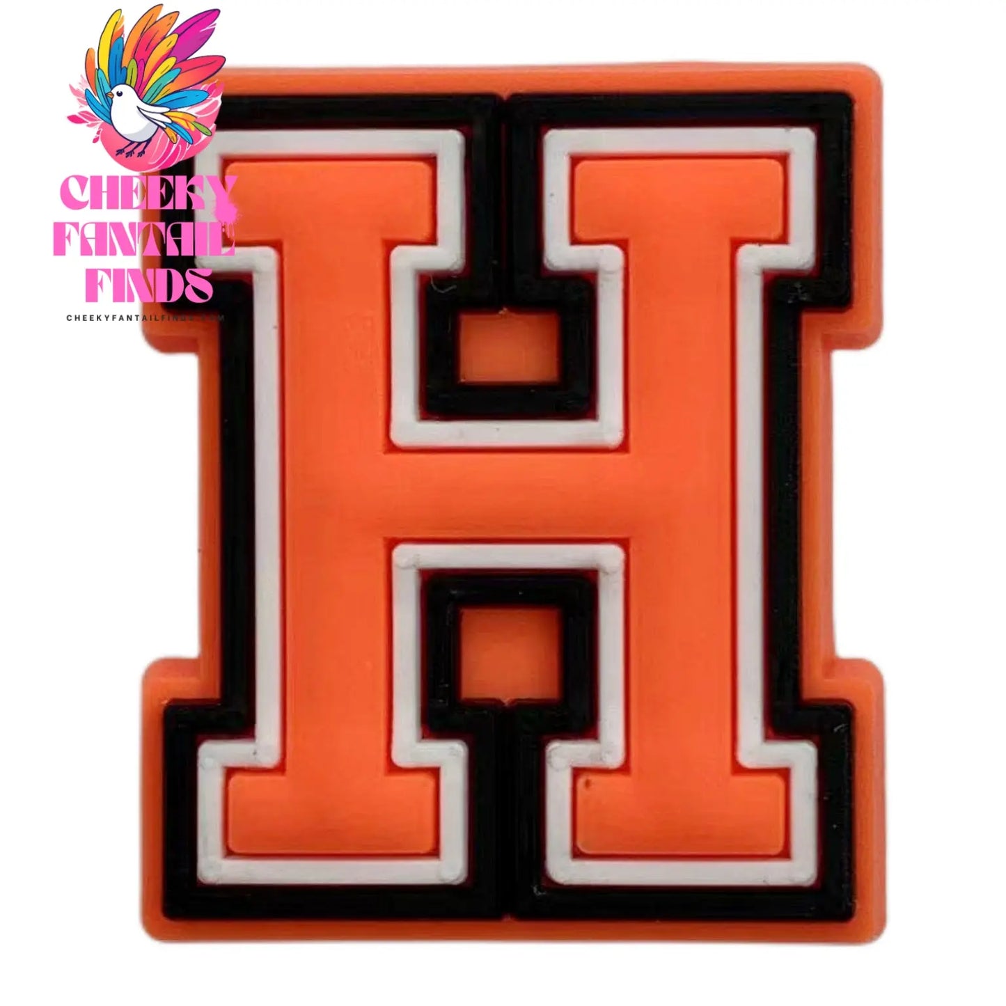 Orange Letter Letters And Numbers Series Accessories Diy Shoe Bottom Buckle Cheeky Fantail Finds