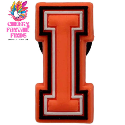 Orange Letter Letters And Numbers Series Accessories Diy Shoe Bottom Buckle Cheeky Fantail Finds