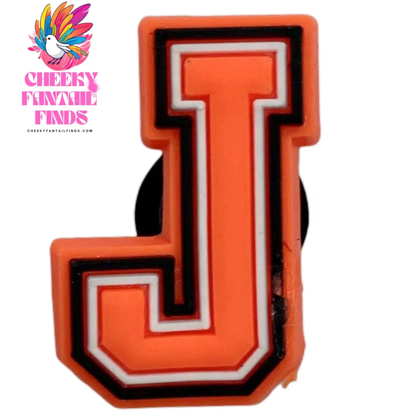 Orange Letter Letters And Numbers Series Accessories Diy Shoe Bottom Buckle Cheeky Fantail Finds