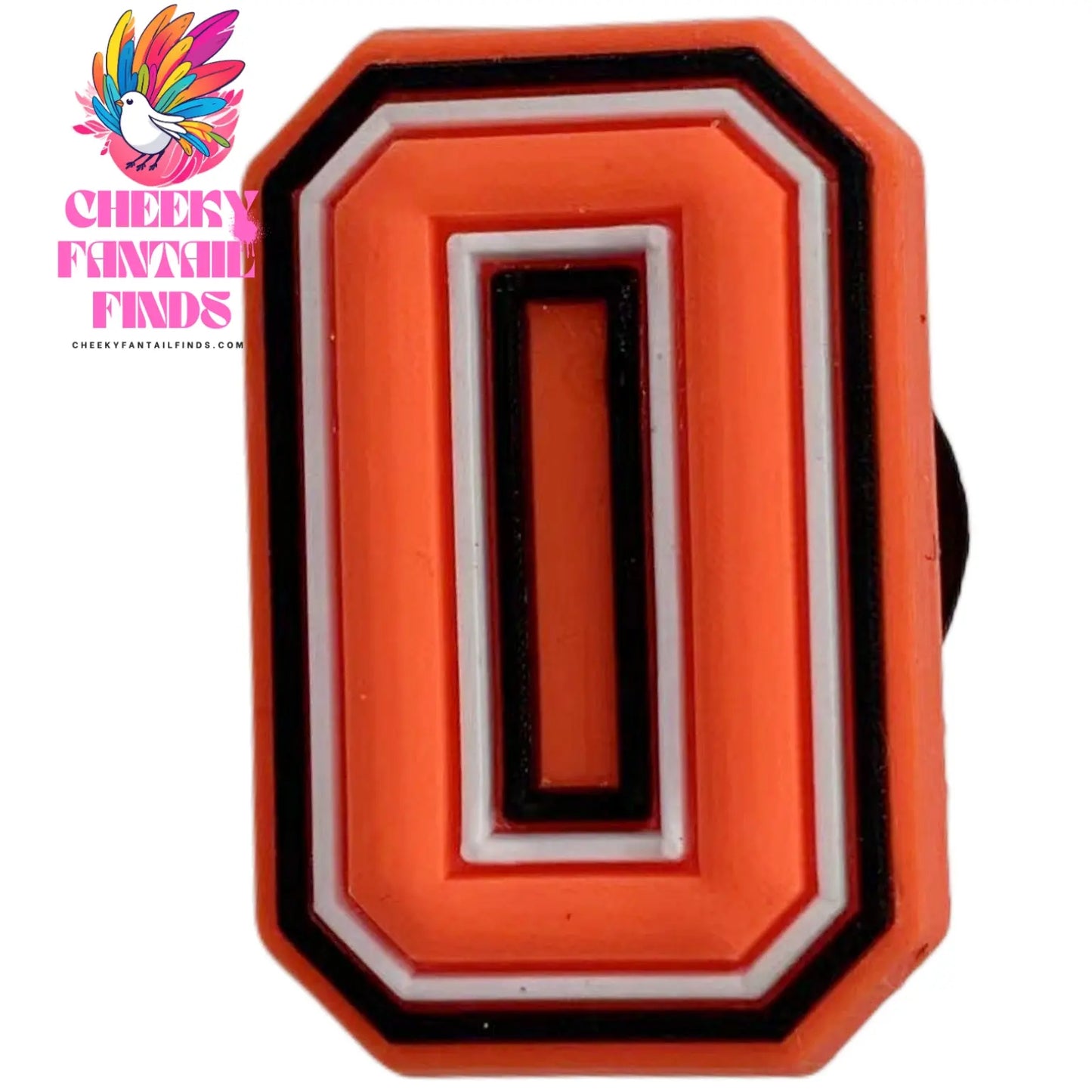 Orange Letter Letters And Numbers Series Accessories Diy Shoe Bottom Buckle Cheeky Fantail Finds