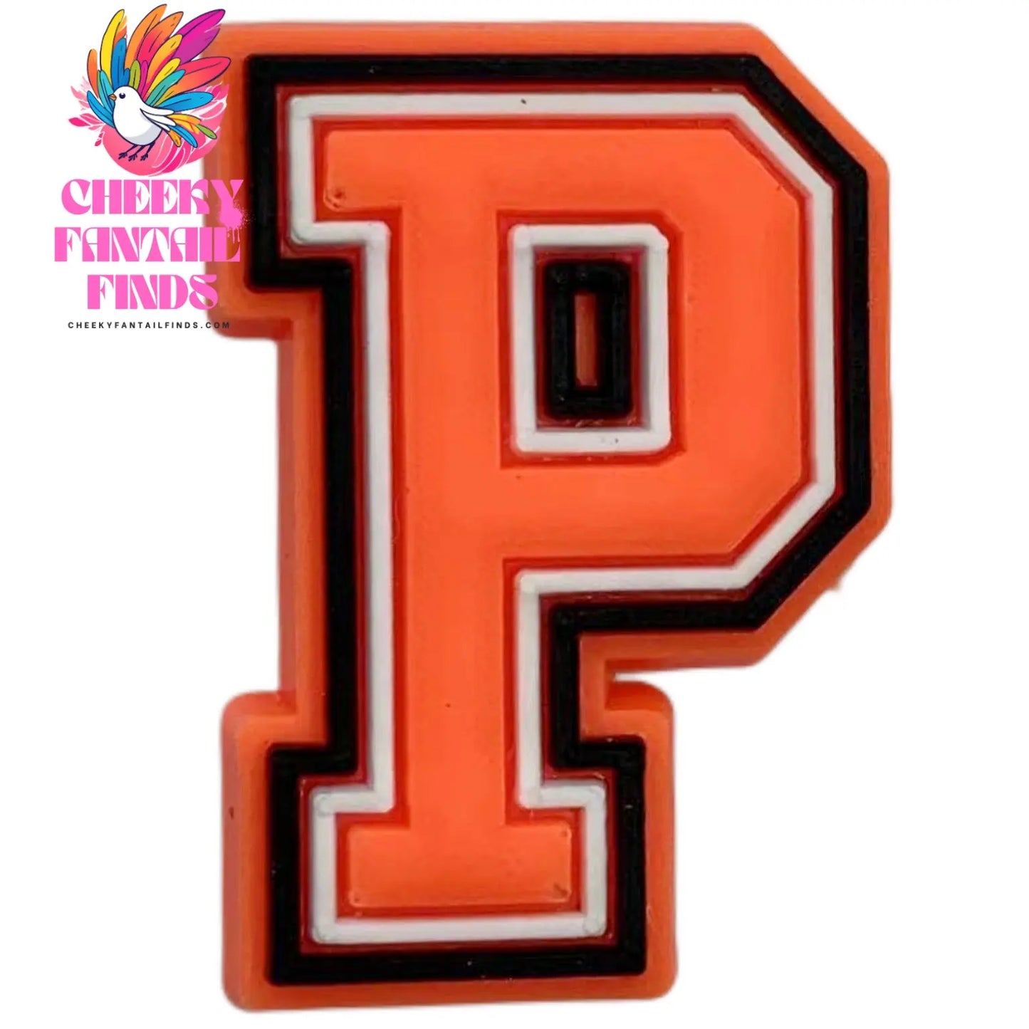 Orange Letter Letters And Numbers Series Accessories Diy Shoe Bottom Buckle Cheeky Fantail Finds