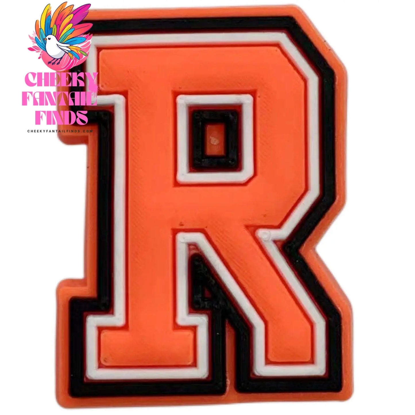 Orange Letter Letters And Numbers Series Accessories Diy Shoe Bottom Buckle Cheeky Fantail Finds