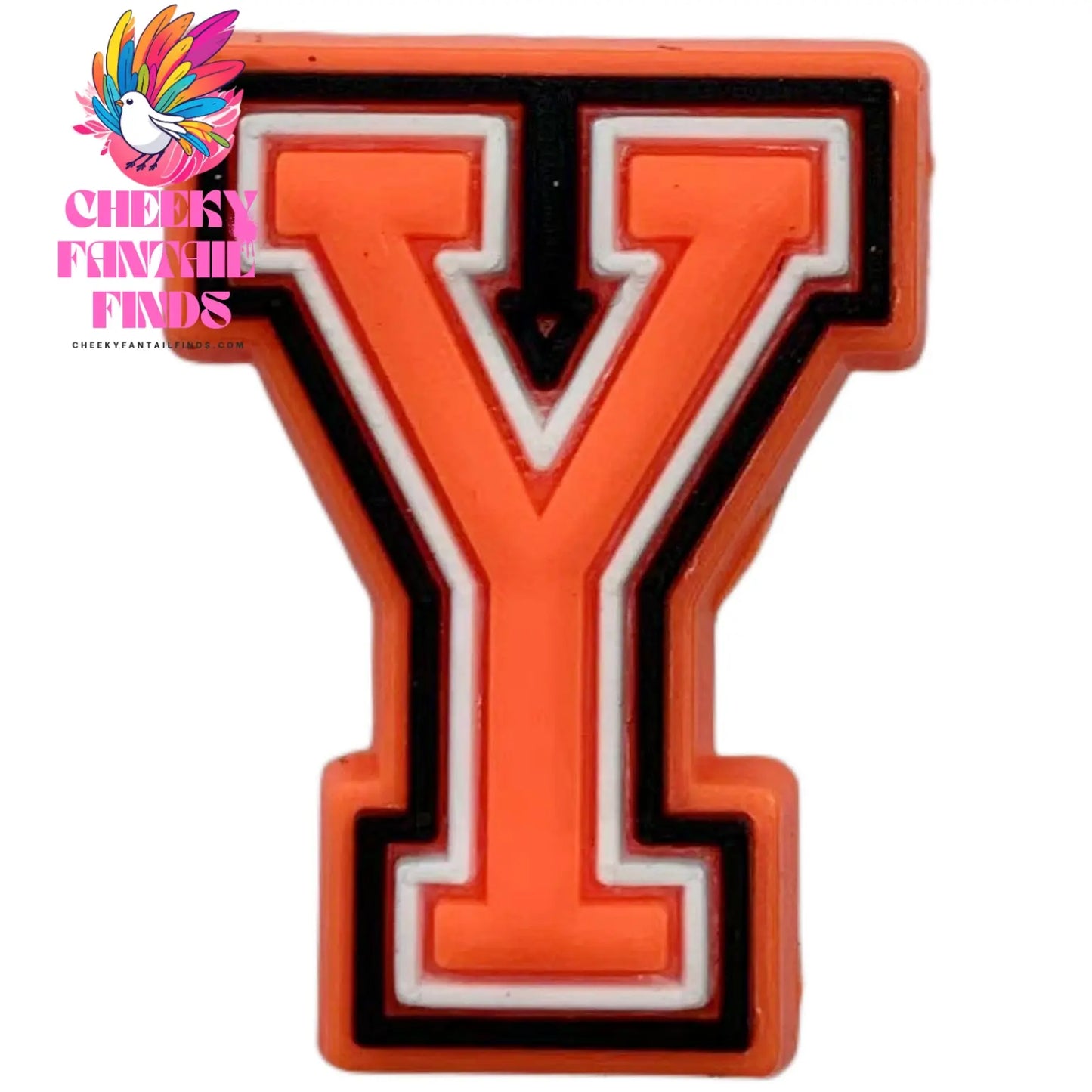 Orange Letter Letters And Numbers Series Accessories Diy Shoe Bottom Buckle Cheeky Fantail Finds