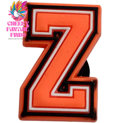 Orange Letter Letters And Numbers Series Accessories Diy Shoe Bottom Buckle Cheeky Fantail Finds