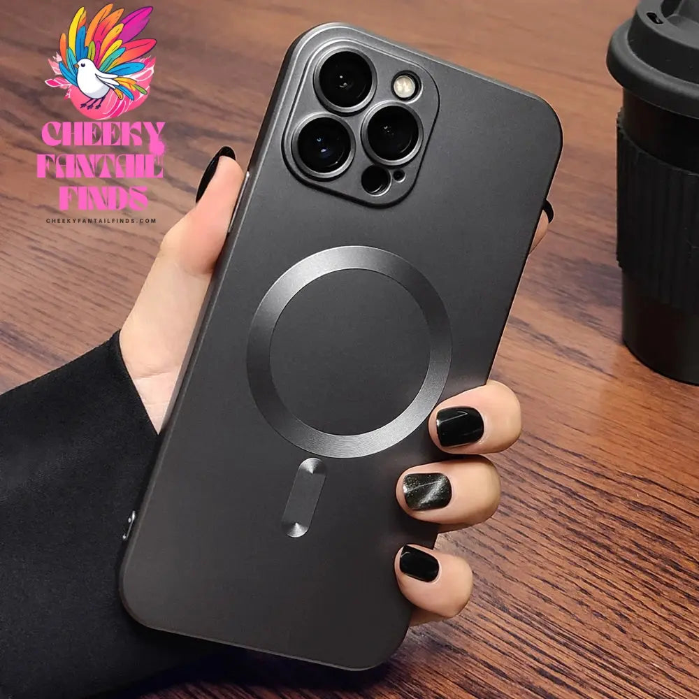 Original For Magsafe Magnetic Case For iPhone 16 13 12 11 14 15 Pro Max Matte Shockproof Cover Wireless Charge Phone Accessories Cheeky Fantail Finds