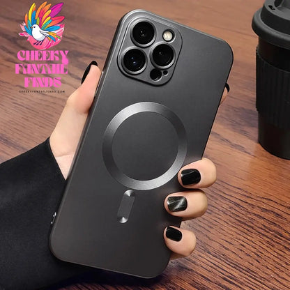 Original For Magsafe Magnetic Case For iPhone 16 13 12 11 14 15 Pro Max Matte Shockproof Cover Wireless Charge Phone Accessories Cheeky Fantail Finds