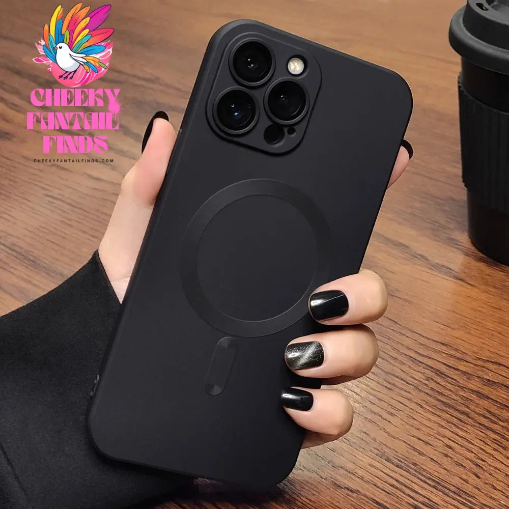 Original For Magsafe Magnetic Case For iPhone 16 13 12 11 14 15 Pro Max Matte Shockproof Cover Wireless Charge Phone Accessories Cheeky Fantail Finds