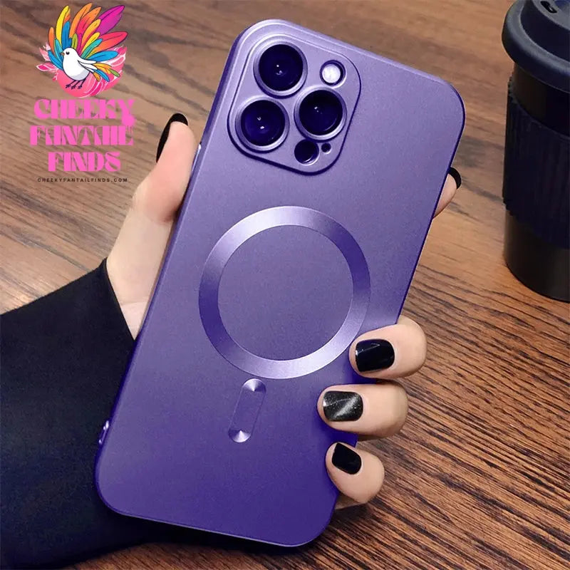 Original For Magsafe Magnetic Case For iPhone 16 13 12 11 14 15 Pro Max Matte Shockproof Cover Wireless Charge Phone Accessories Cheeky Fantail Finds