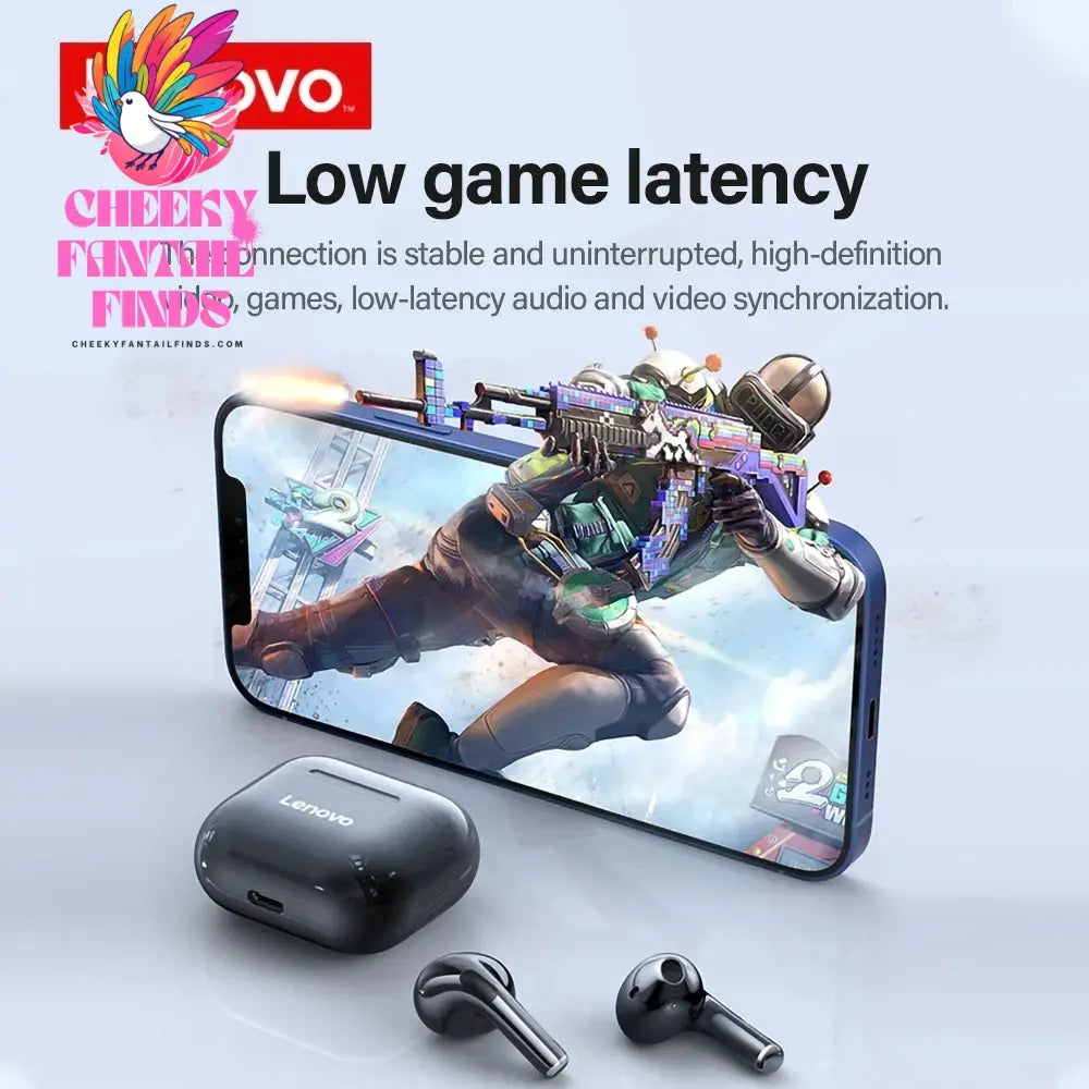 Original Lenovo LP40 wireless headphones TWS Bluetooth Earphones Touch Control Sport Headset Stereo Earbuds For Phone Android Cheeky Fantail Finds