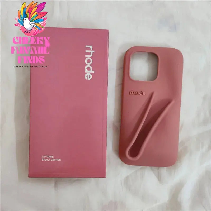 Original Rhode Phone Case for iPhone 11 12 13 14 15 16 Pro Max Plus Lipstick Soft Silicone Bumper Lip Gloss Holder Makeup Cover Cheeky Fantail Finds