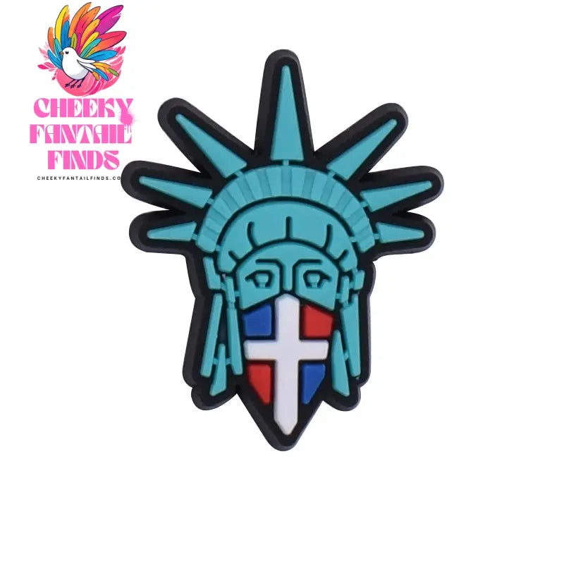 Ornament Shoe Buckle Cross-border Flag Symbols Jesus Accessories Cheeky Fantail Finds