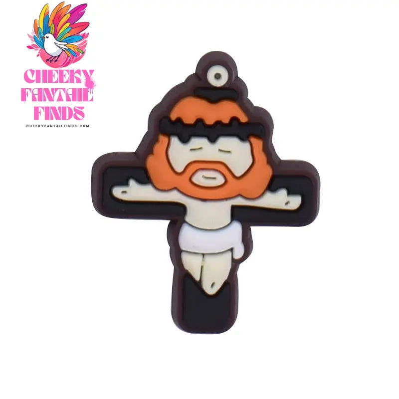 Ornament Shoe Buckle Cross-border Flag Symbols Jesus Accessories Cheeky Fantail Finds