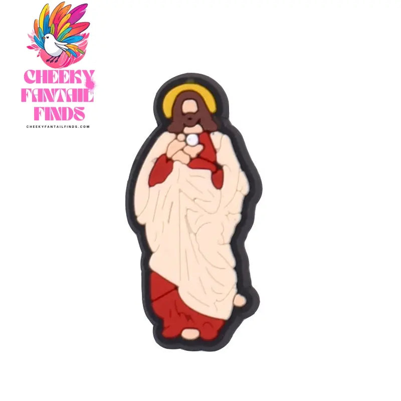 Ornament Shoe Buckle Cross-border Flag Symbols Jesus Accessories Cheeky Fantail Finds