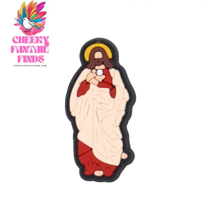 Ornament Shoe Buckle Cross-border Flag Symbols Jesus Accessories Cheeky Fantail Finds