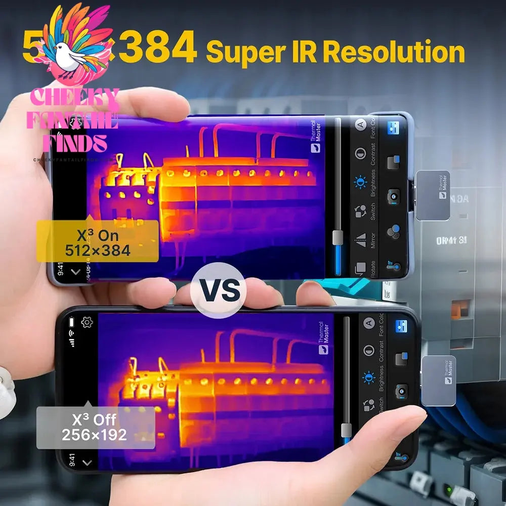 P2 P2PRO 600℃ Infrared Thermal Imaging Camera for iPhone android Phone HVAC PCB Repair Tools Gadget Cheeky Fantail Finds