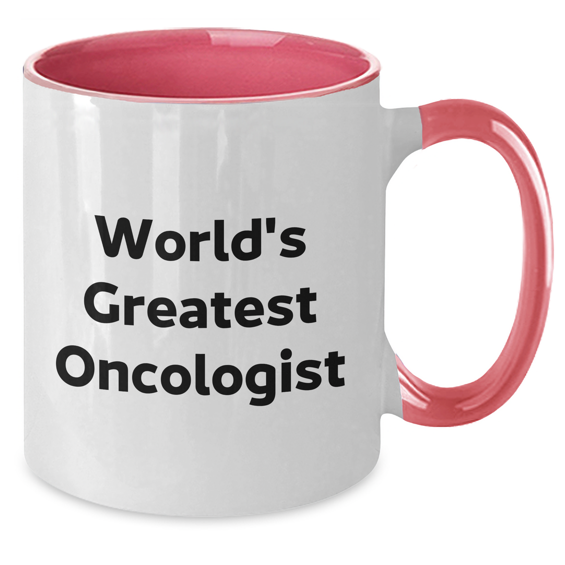 Funny World's Greatest Oncologist Gifts for Oncologist Men from Friends and Family, Two Tone Coffee Mug for Graduation - Additional