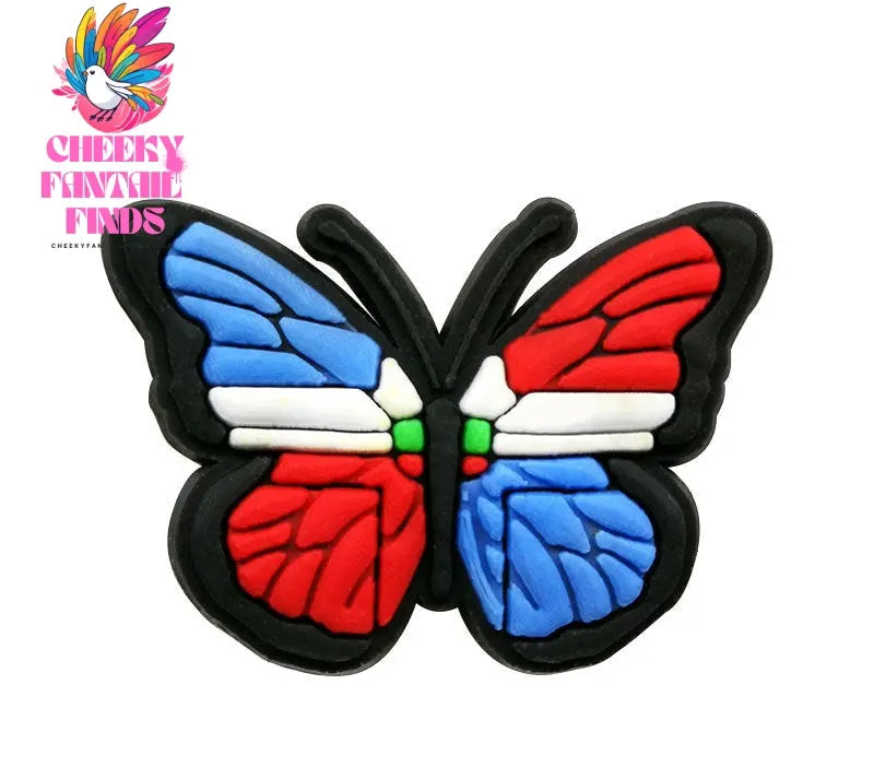 PVC Soft Rubber Hole Shoes Flower Shoe Buckle Pea Accessories Cheeky Fantail Finds