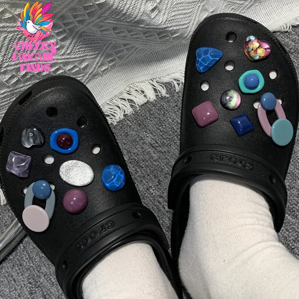 Personality Upper Decoration Niche Diy Shoe Buckle Accessories Cheeky Fantail Finds