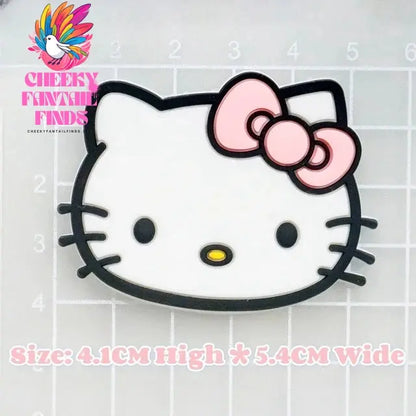 Pink Hello Kitty Charming Shoe Accessories Cute Cartoon Characters Detachable Shoe Buckles New Sandals Decoration Gift - Cheeky Fantail Finds