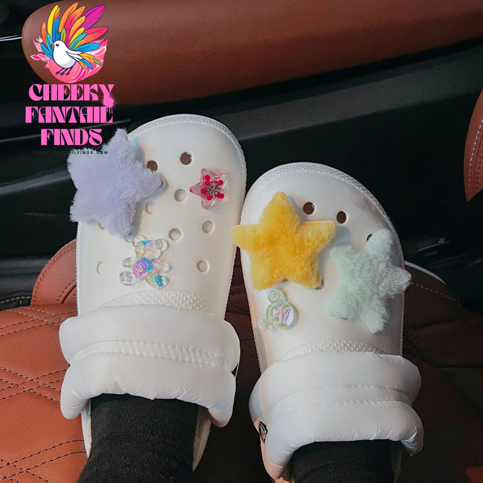 Plush Star Shoe Buckle Accessories Cheeky Fantail Finds