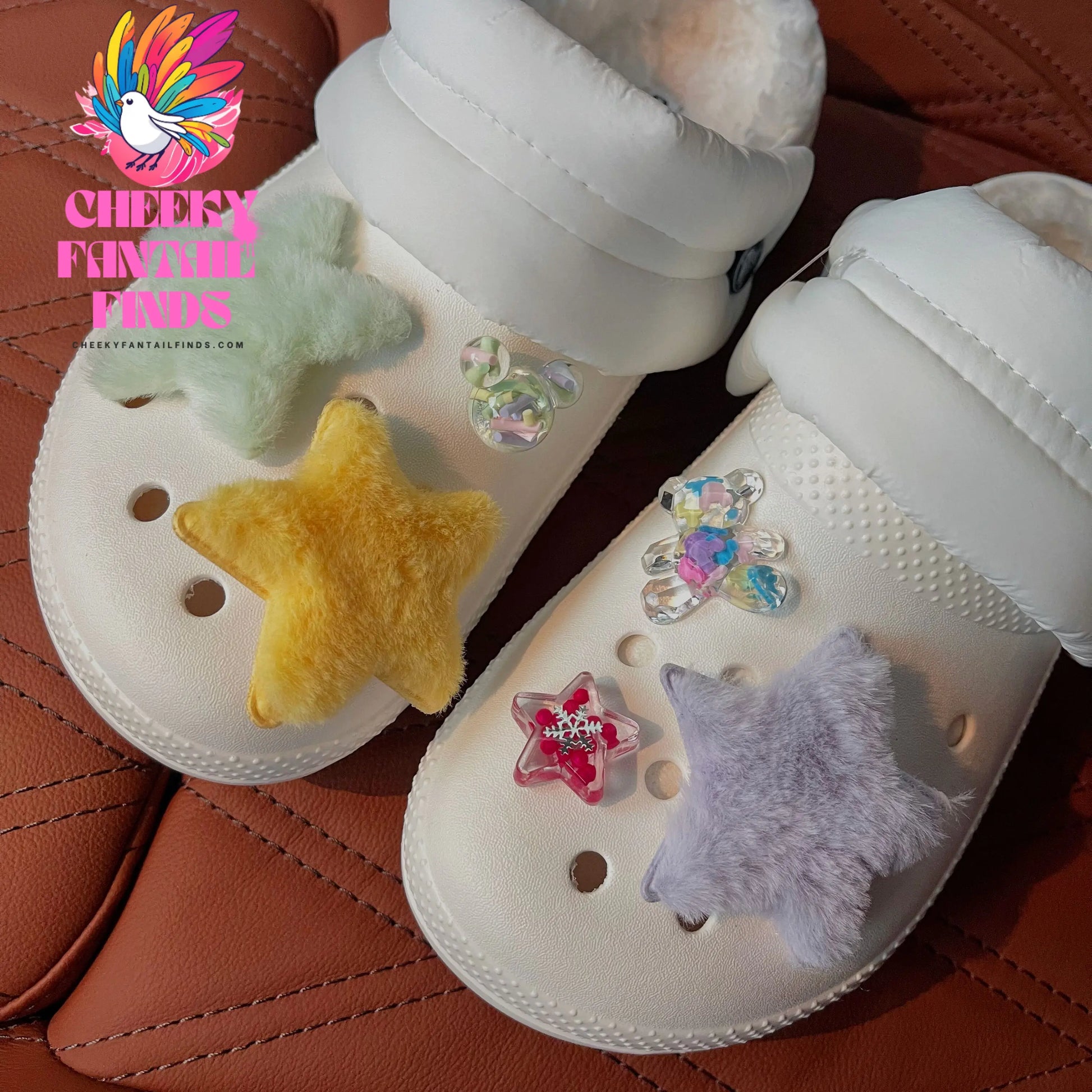 Plush Star Shoe Buckle Accessories Cheeky Fantail Finds