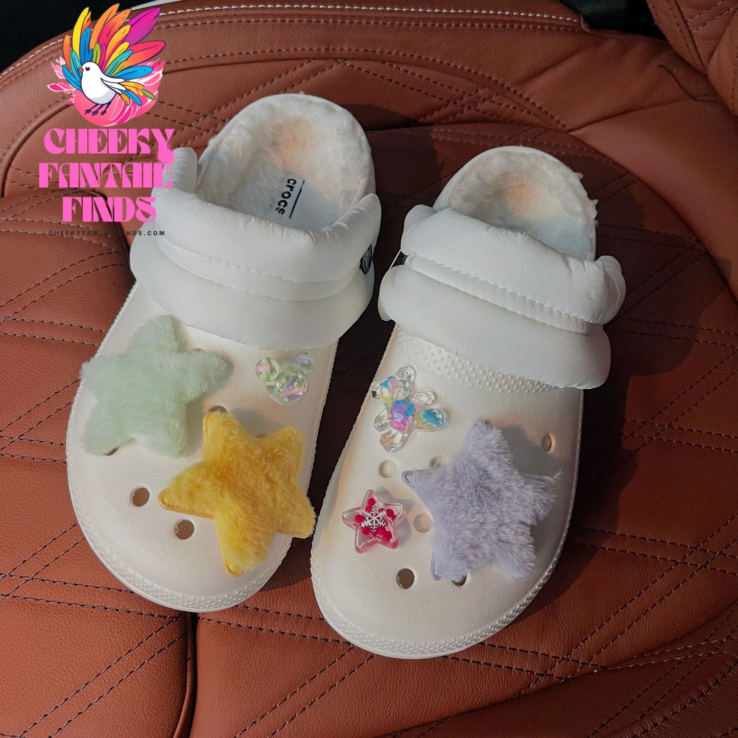 Plush Star Shoe Buckle Accessories Cheeky Fantail Finds
