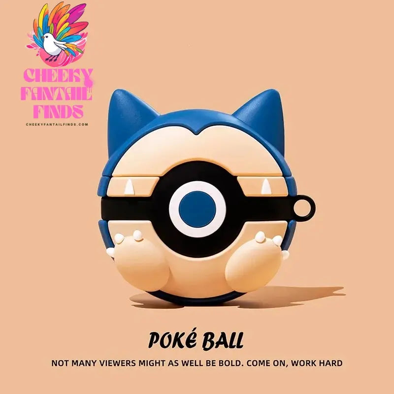 Poke Ball For Airpods Pro 2 Case,Cute 3D Cartoon Anime Case For Airpods Pro Case,Soft Silicone Earphone Cover For Boys/Kids Cheeky Fantail Finds