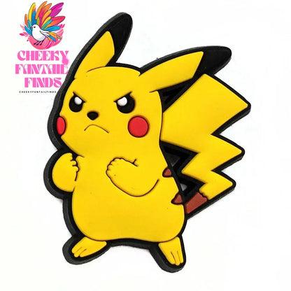 Pokemon Pikachu Shoes Charms for Clogs Sandals Decoration PVC Cartoon Shoe Accessories Charms for Friends Gifts - Cheeky Fantail Finds