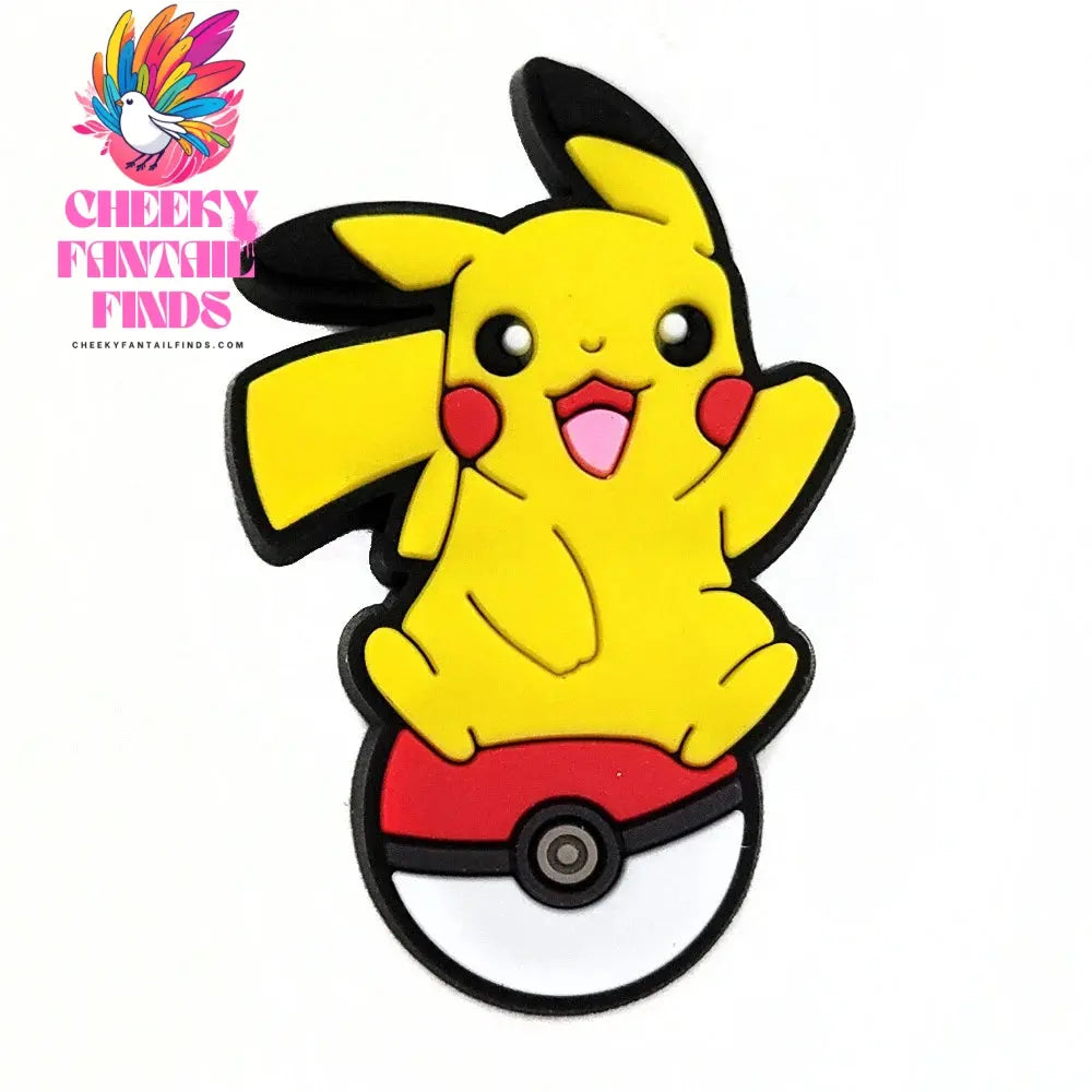 Pokemon Pikachu Shoes Charms for Clogs Sandals Decoration PVC Cartoon Shoe Accessories Charms for Friends Gifts - Cheeky Fantail Finds