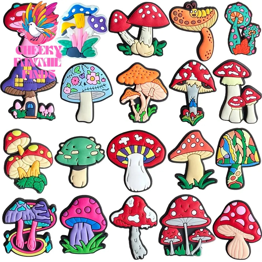 Potdemiel Shoe Charms Hot Set Cool Pins PVC DIY Sandals Accessories for Friend Kids Men Party Favors X-mas Gifts Cheeky Fantail Finds