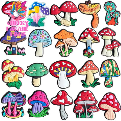 Potdemiel Shoe Charms Hot Set Cool Pins PVC DIY Sandals Accessories for Friend Kids Men Party Favors X-mas Gifts Cheeky Fantail Finds