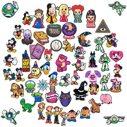 Potdemiel Shoe Charms Hot Set Cool Pins PVC DIY Sandals Accessories for Friend Kids Men Party Favors X-mas Gifts Cheeky Fantail Finds
