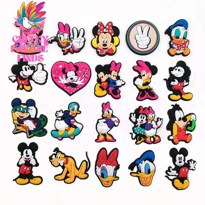 Potdemiel Shoe Charms Hot Set Cool Pins PVC DIY Sandals Accessories for Friend Kids Men Party Favors X-mas Gifts Cheeky Fantail Finds