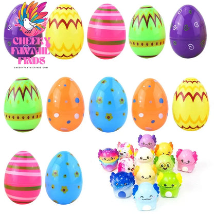 Prefilled Easter Eggs with Stress Relief Toys Easter Basket Stuffers Surprise Easter Eggs for Kids Easter Egg Hunt Game and Part Cheeky Fantail Finds