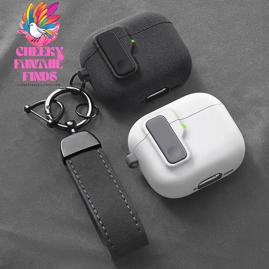 Protective Case For Airpods 4 Cover Luxury Earphone Cover Case For Apple Airpodspro2 3Air Pods Pro Shockproof Sleve With Hook ﻿ Cheeky Fantail Finds