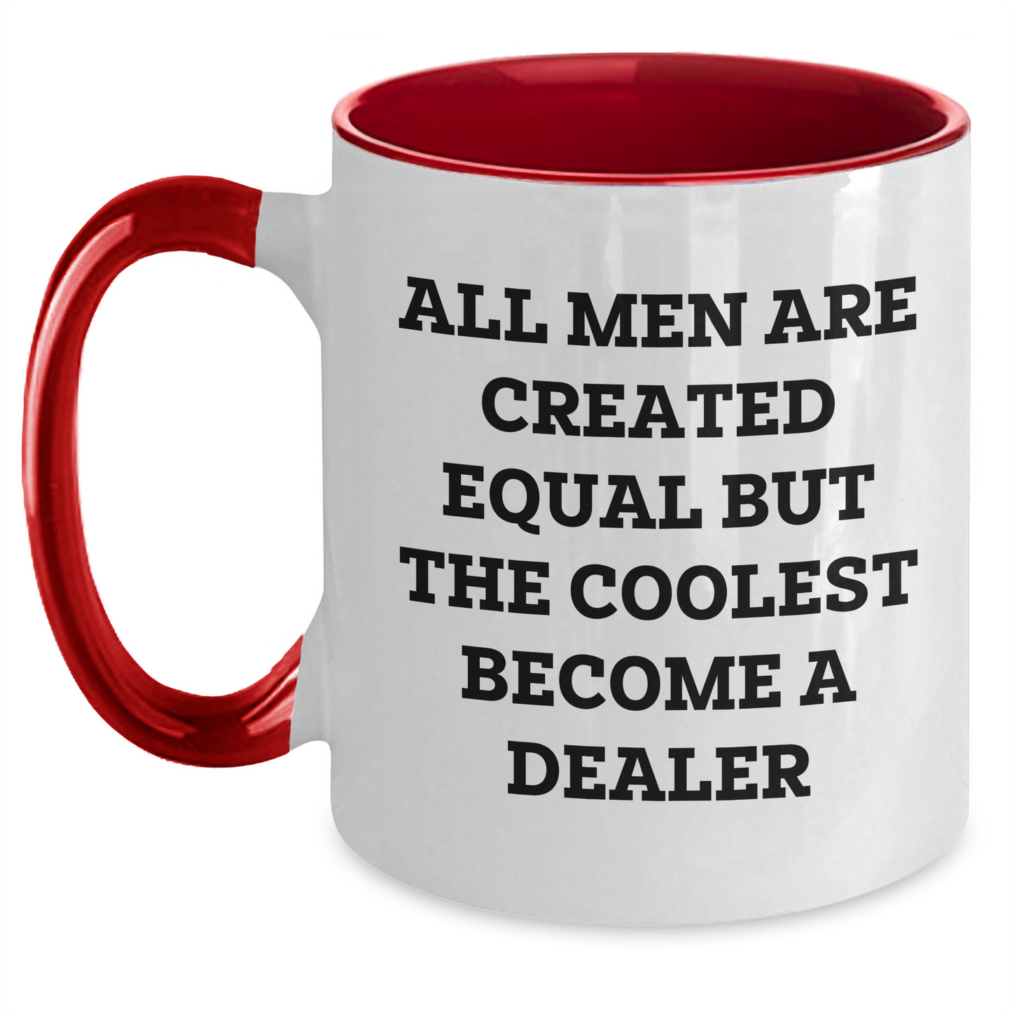 Funny Dealer Gifts from Men for Graduation Unique Gifts - Two Tone Coffee Mug - Main