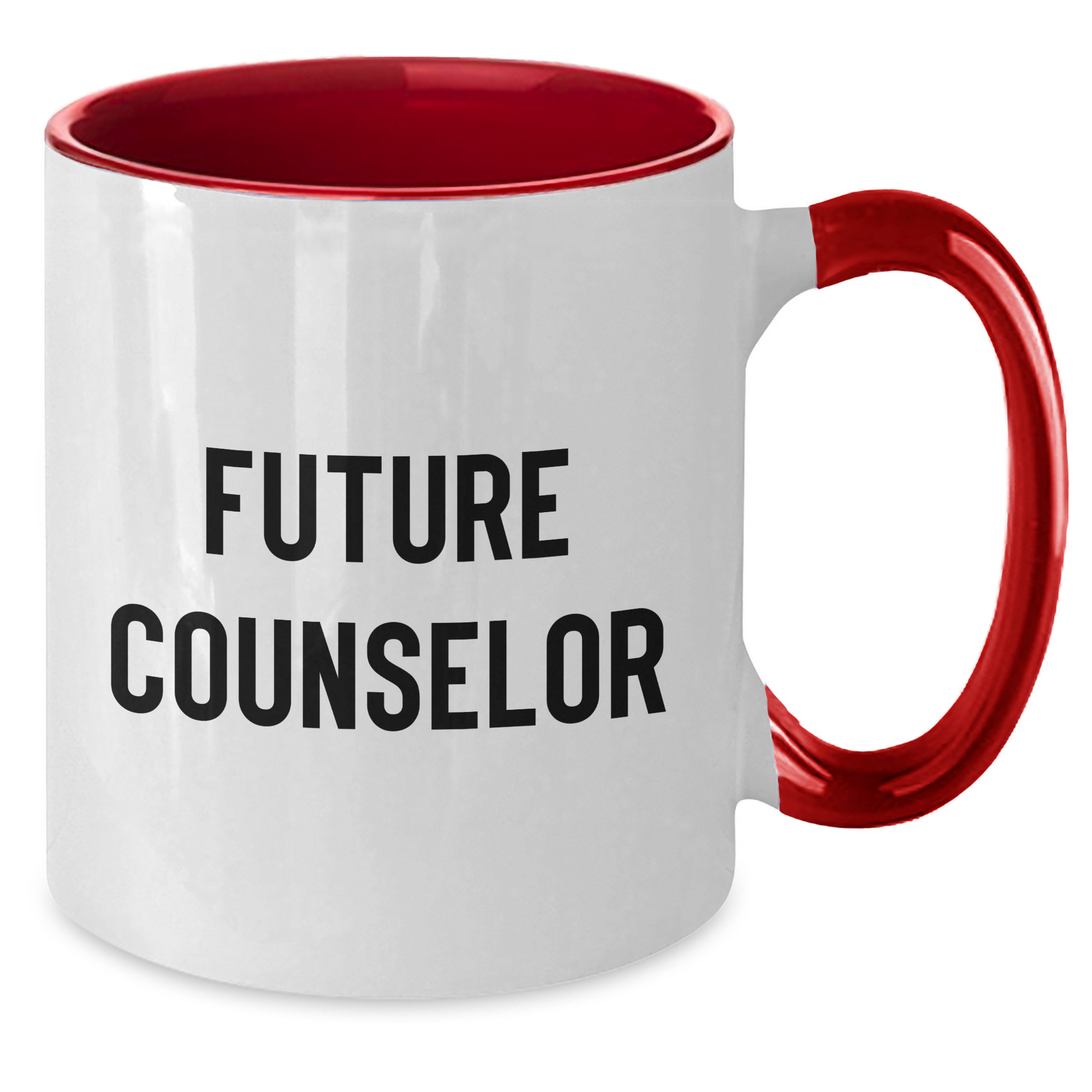 Funny Counselor Gifts from Friends for Future Counselor Graduation - Two Tone Coffee Mug - Additional