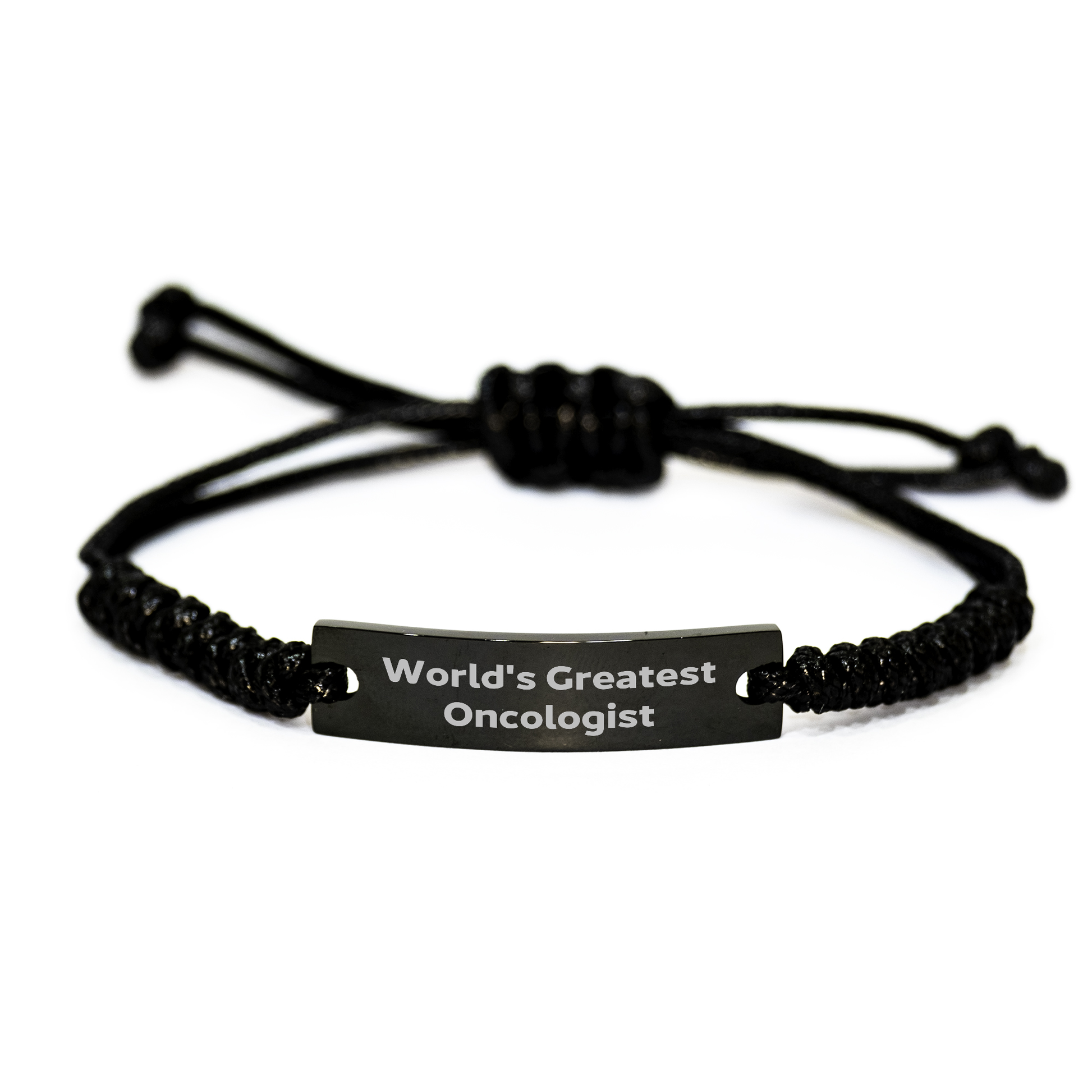 World's Greatest Oncologist Rope Bracelet Gifts for Oncologists, Adjustable Graduation Unique Gifts for Men, Women, Friends, Coworkers, Family - Image 1