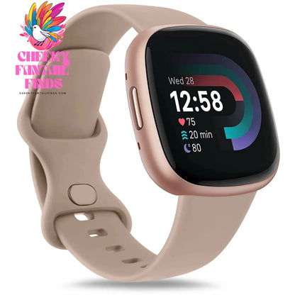 Replacement Watch Strap for Fitbit Versa 3/Versa 4 Band Watchband Bracelet for Fitbit Sense Sense 2 Strap Wristband Accessories Cheeky Fantail Finds