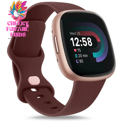 Replacement Watch Strap for Fitbit Versa 3/Versa 4 Band Watchband Bracelet for Fitbit Sense Sense 2 Strap Wristband Accessories Cheeky Fantail Finds