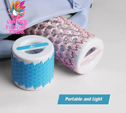Retractable Yoga Foam Roller Massager Yoga Block Back Roller Fitness for Gym Home Muscle Therapy Pilates Exercise Equipment Cheeky Fantail Finds