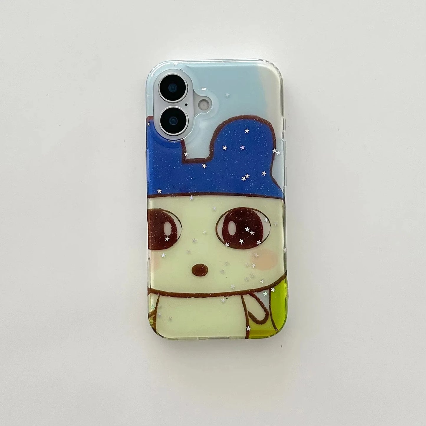 Fashion Ins Korean Kawaii Cartoon Phone Case For iPhone 16 Pro Max 15 14 Plus 13 12 Pro 11  Shockproof Silicone Clear Back Cover