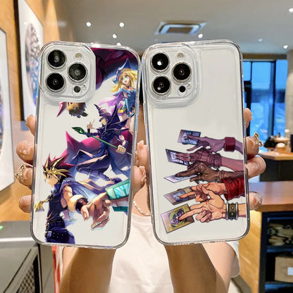 Anime Yu-Gi-Oh! Phone Case FUNDA For IPhone 12 11 13 14 15 16 MINI Max Pro Plus Shockproof Soft Clear Back Cover